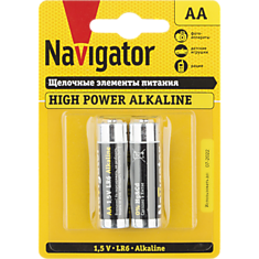 Элемент питания NBT-NE-LR6-BP2 (АА) Navigator